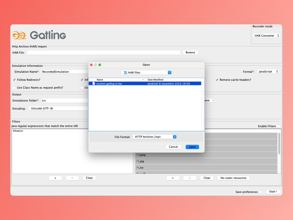 Feature 1 - HTTP Recorder