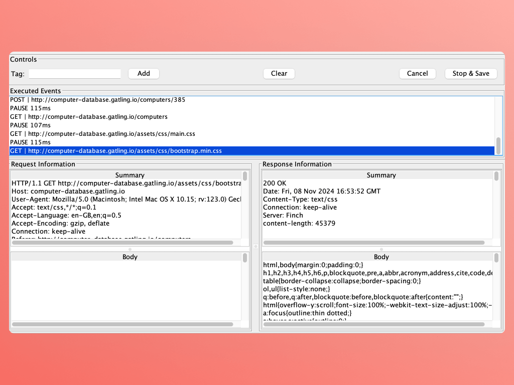 Feature 3 - HTTP Recorder